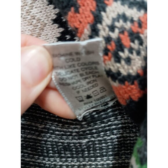 BKE The Buckle Cardigan Womens Small Collared Aztec Print BOHO Southwest Casual - Picture 3 of 5